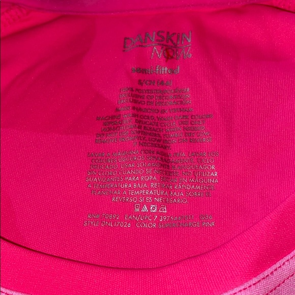 This is a hot pink semi-fitted shirt! - Picture 2 of 3